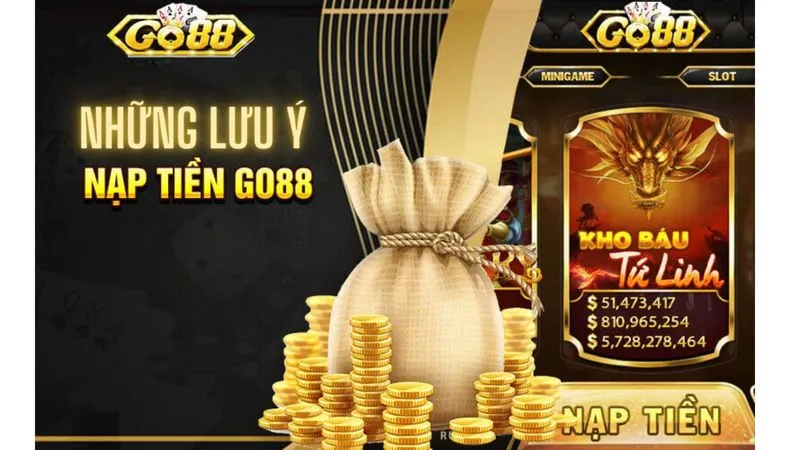 Giải đáp thắc mắc về nạp và rút tiền tại Go88