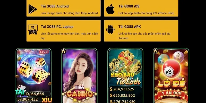 Một số lưu ý khi tải app Go88