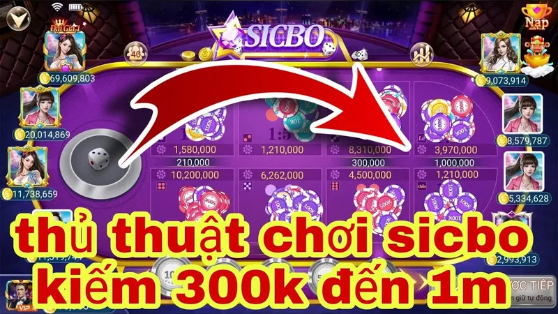 Các loại cược trong Sicbo tại Kubet