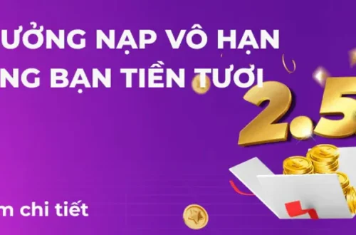 Thưởng 100% nạp tiền lần đầu cho người chơi mới