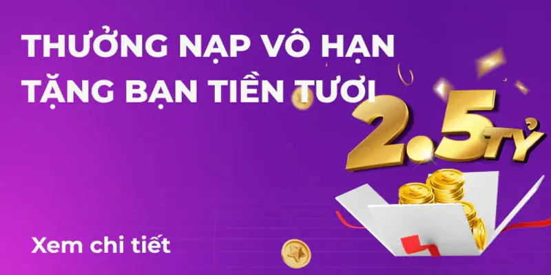 Thưởng 100% nạp tiền lần đầu cho người chơi mới