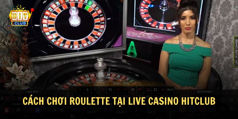 Chơi roulette online với dealer chuyên nghiệp