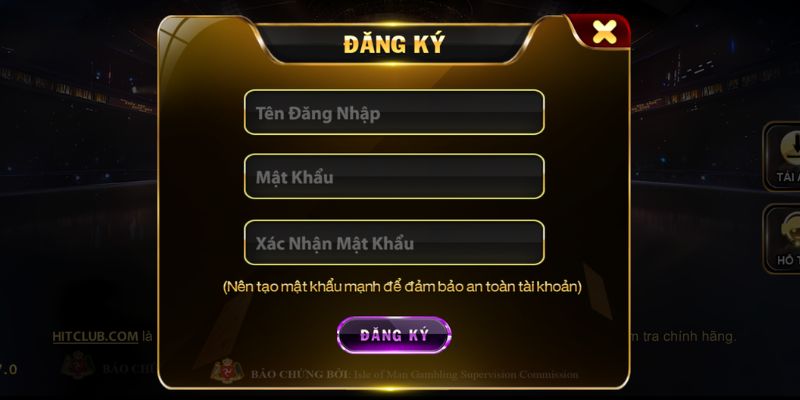 Đăng ký - đăng nhập HIT CLUB toàn diện cho tân binh