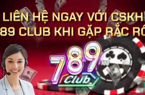 Sử dụng chatbox để liên hệ 789Club