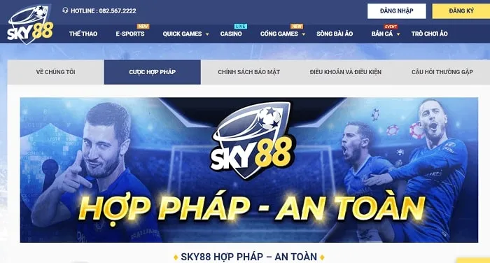 sky88 là một sàn cá cược trực tuyến khá nổi tiếng