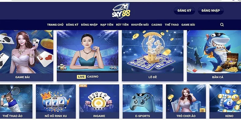 Giới thiệu các sản phẩm của sky88