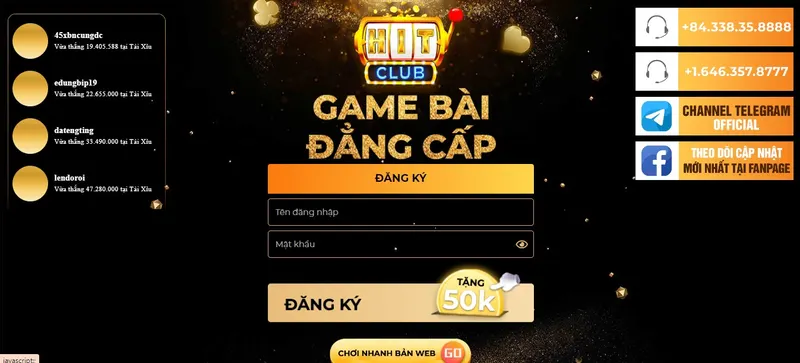 Hit Club mang lại trải nghiệm đầy thú vị cho mọi người tham gia.