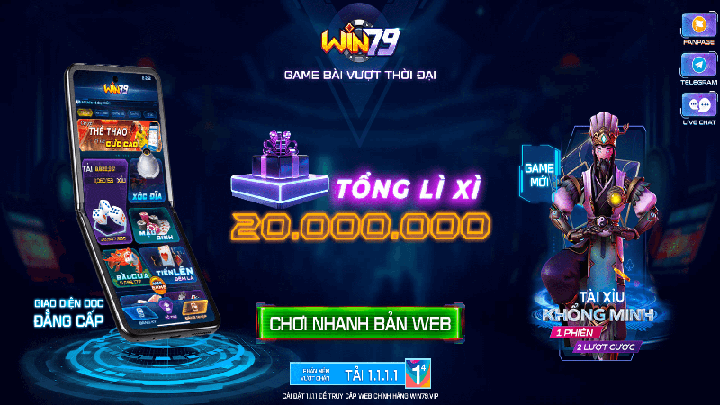 Nhận ngay ưu đãi hấp dẫn khi đăng ký tài khoản tại Win79