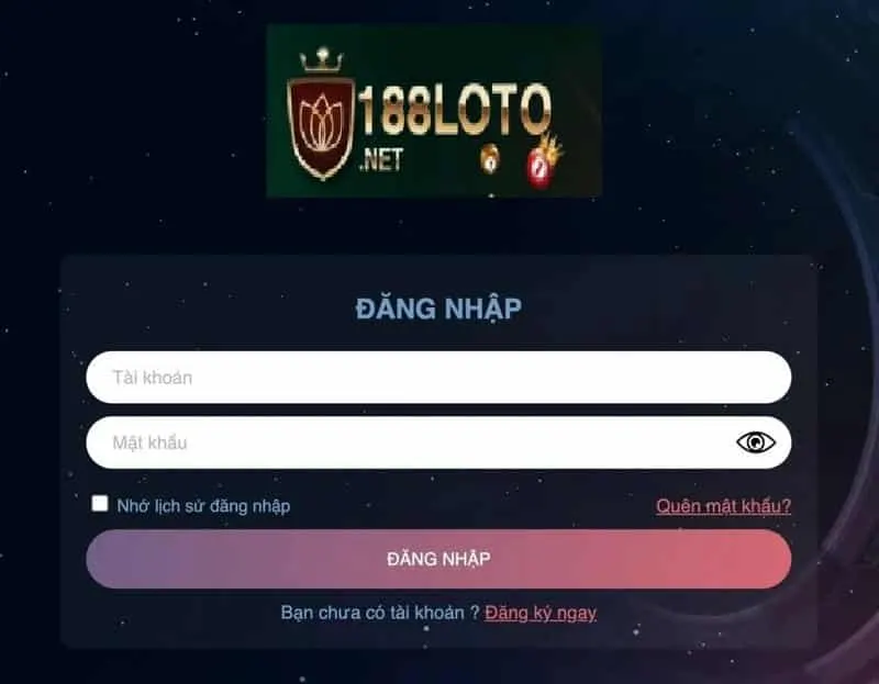 Hướng Dẫn Đăng Nhập 188loto Nhanh Chóng