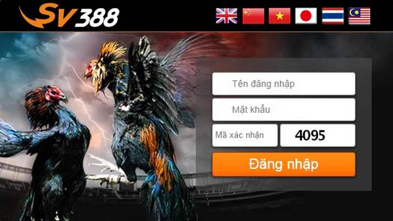  Hình ảnh giao diện nhà cái SV388 với các chương trình khuyến mãi đá gà hấp dẫn.