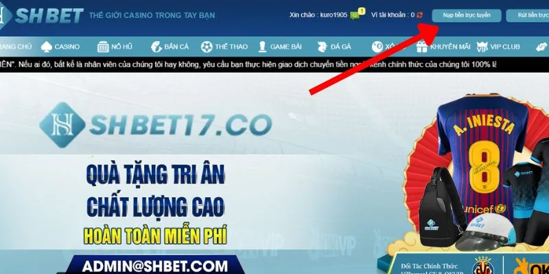 Nạp tiền SHBET qua ngân hàng – Nhanh chóng, an toàn tại nhà cái SHBET.