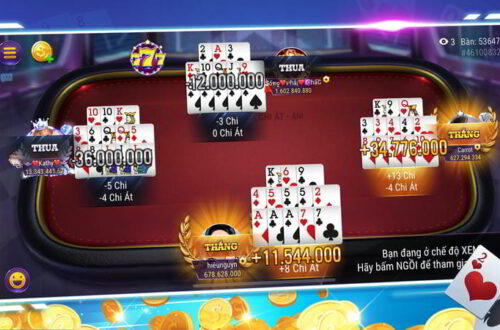  Giao diện Mậu Binh online cực chất tại nhà cái Fun88.
