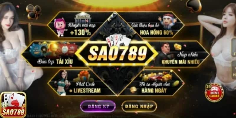 Tổng quan cổng game trực tuyến SAO789 uy tín