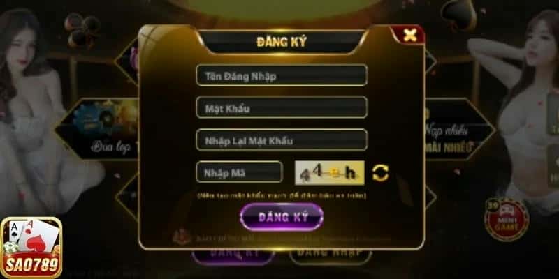 Hướng dẫn đăng ký tài khoản SAO789