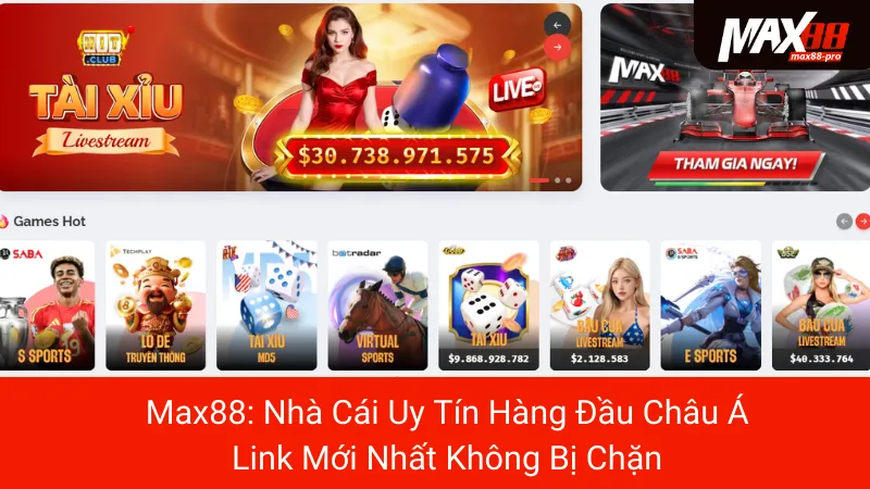 Thưởng giới thiệu khi dùng link vào Max88