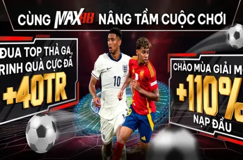  Nhà cái Max88 với app cược thể thao nhanh, kèo cập nhật liên tục.