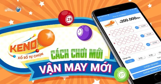Giao diện Keno dễ chơi tại xổ số Vnloto
