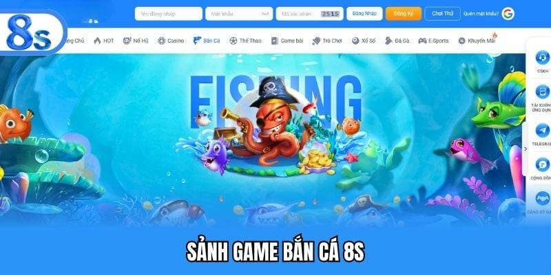 Ưu điểm khi chơi bắn cá tại nhà cái 8S