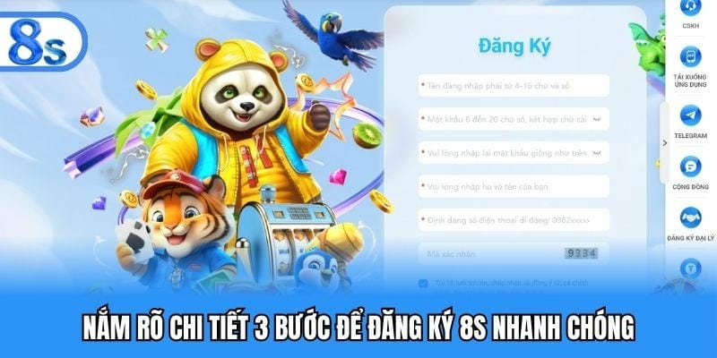 Tại sao nên đăng ký tại nhà cái 8S?