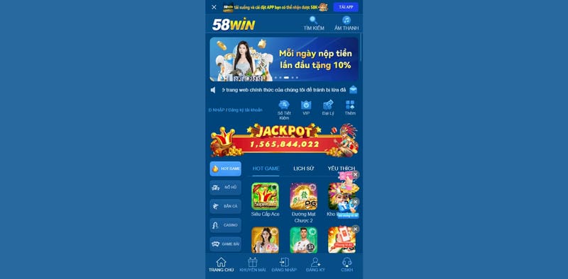 Hướng dẫn lấy lại mật khẩu khi đăng nhập 58win thất bại