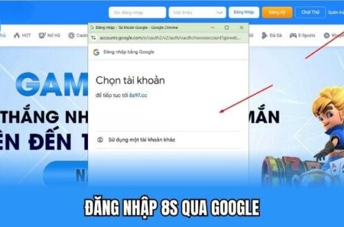 Hướng dẫn chi tiết cách đăng nhập tại nhà cái 8S