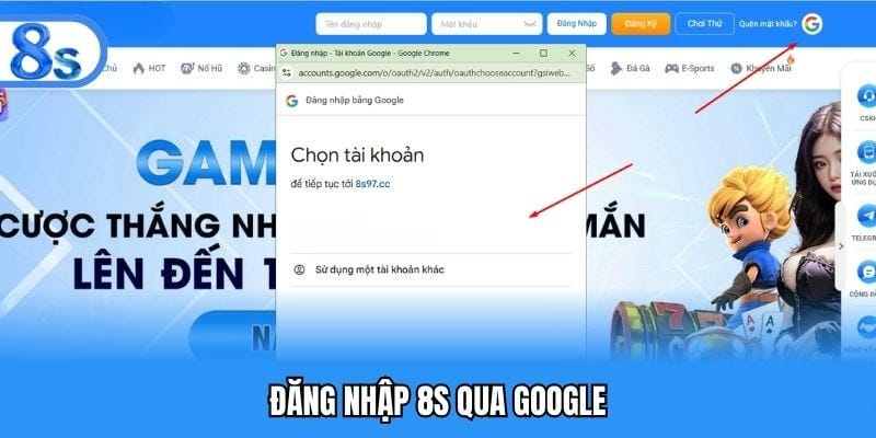 Hướng dẫn chi tiết cách đăng nhập tại nhà cái 8S