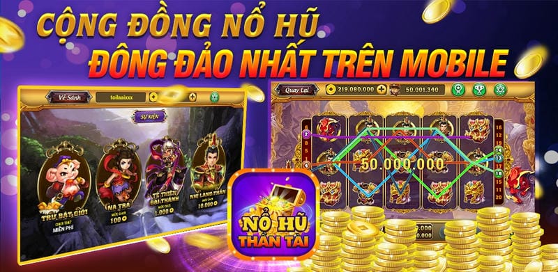 Sảnh game nổ hũ tại Nohu88 với nhiều tựa game hấp dẫn