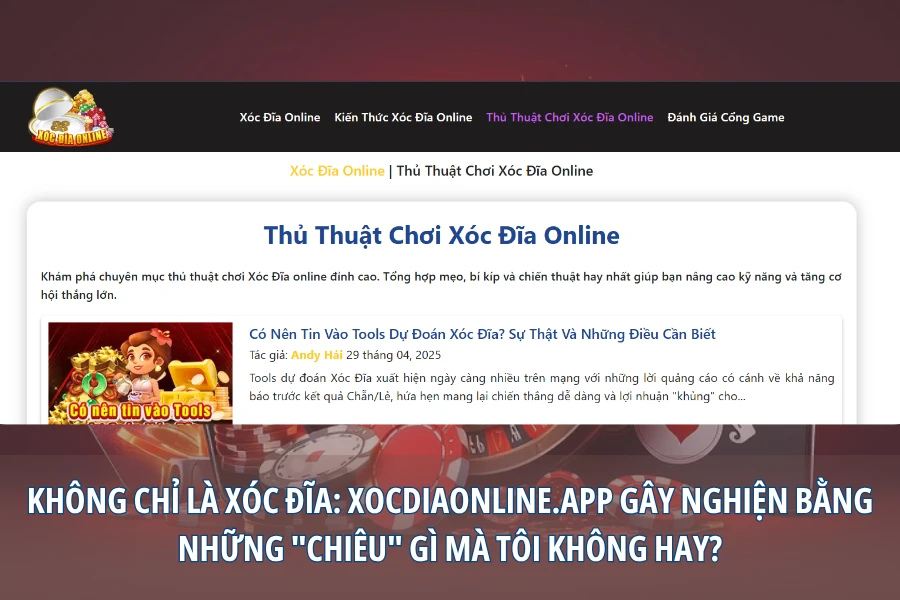 Cú "Click" Định Mệnh Và Những Lần Quay Lại Khó Lý Giải Tại Xocdiaonline.app Với Game Đổi Thưởng Này