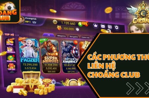  Kênh hỗ trợ chính thức trên link vào Choáng Club