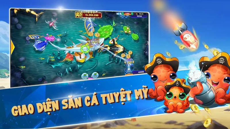 Sảnh bắn cá đổi thưởng hot nhất tại nhà cái BK8
