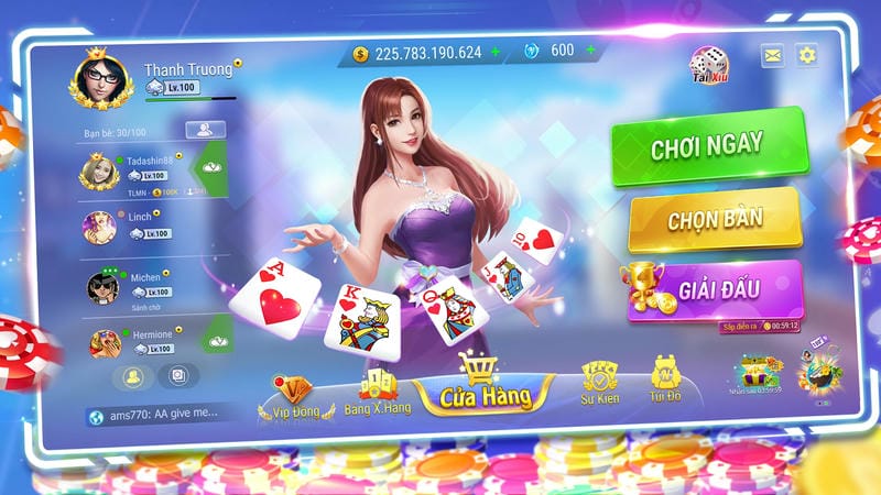  Người chơi tập trung trong ván xì tố đổi thưởng đầy kịch tính 