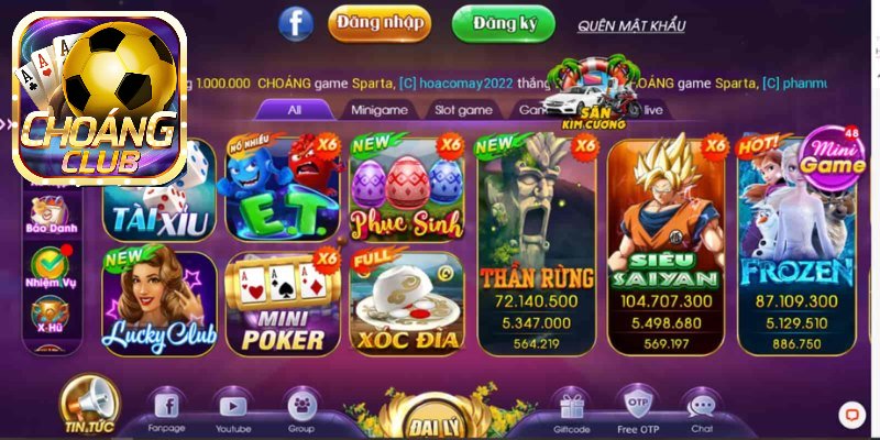  Giao diện app Choáng Club thân thiện, dễ thao tác hơn web!