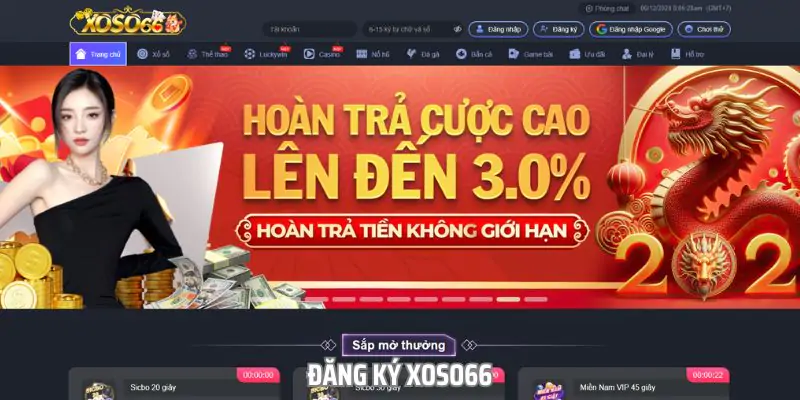 Giao diện nhà cái Xoso66 hiện đại, thân thiện với người chơi.