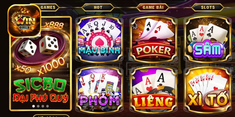 Điểm danh game bài ăn khách nhất Win club