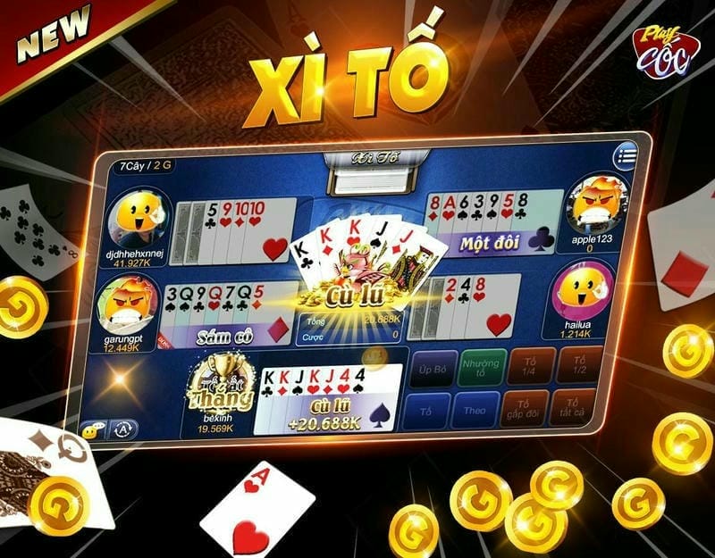 Chọn game bài phù hợp.