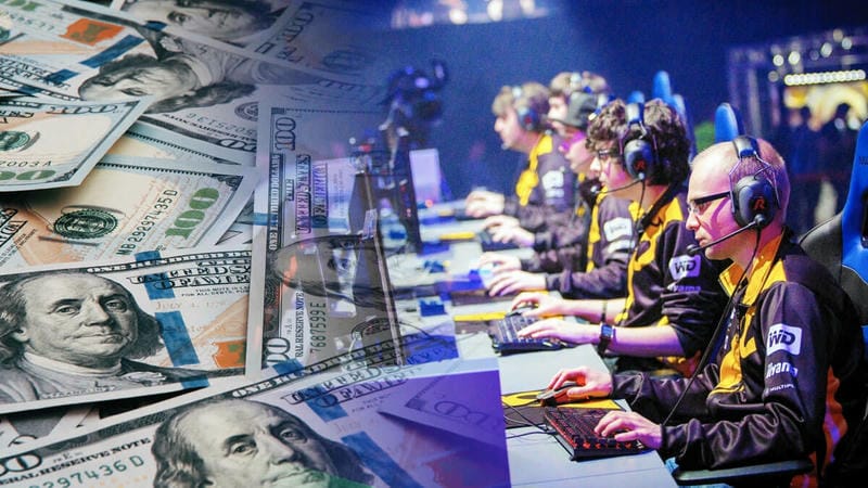 Hình ảnh giải đấu e-sport hoành tráng
