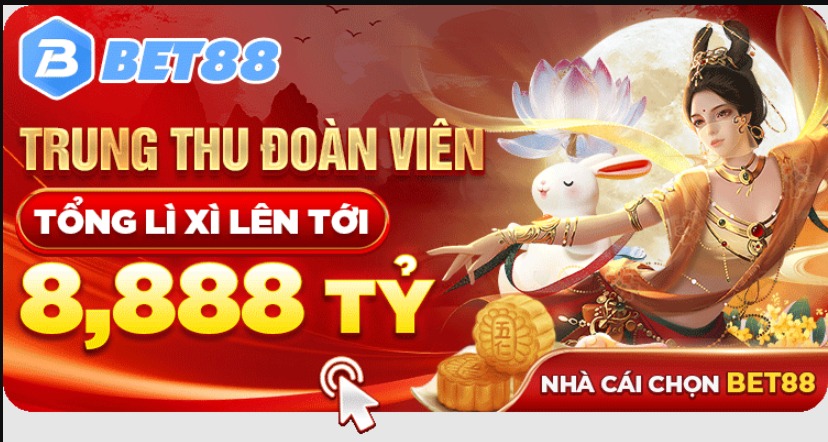  Nhận quà tặng chào mừng khi đăng ký tài khoản Bet88 thành công.