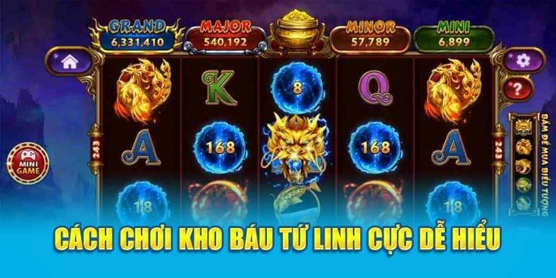 Hướng dẫn chi tiết cách chơi kho báu Tứ Linh tại Vinbet