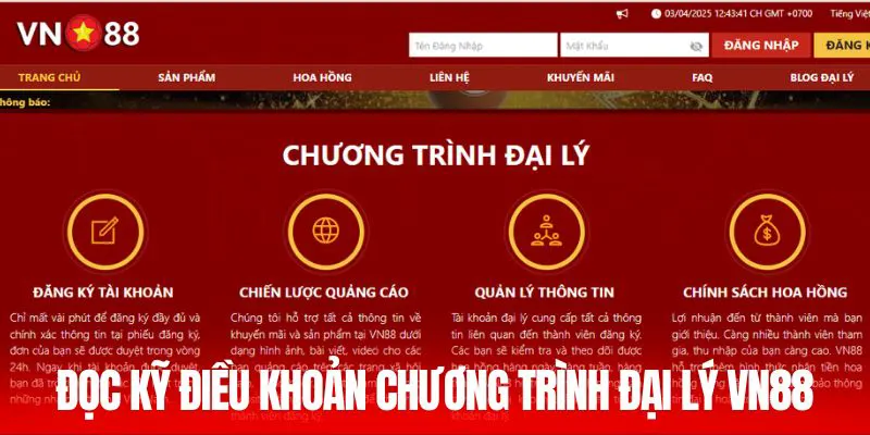 Đáp ứng điều kiện dễ dàng để trở thành đại lý VN88.