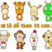  Bảng số lô đề theo 12 con giáp, minh họa cách chọn số may mắn.