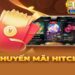 Cổng game Hitclub rực rỡ với banner ưu đãi chào mừng tân thủ.