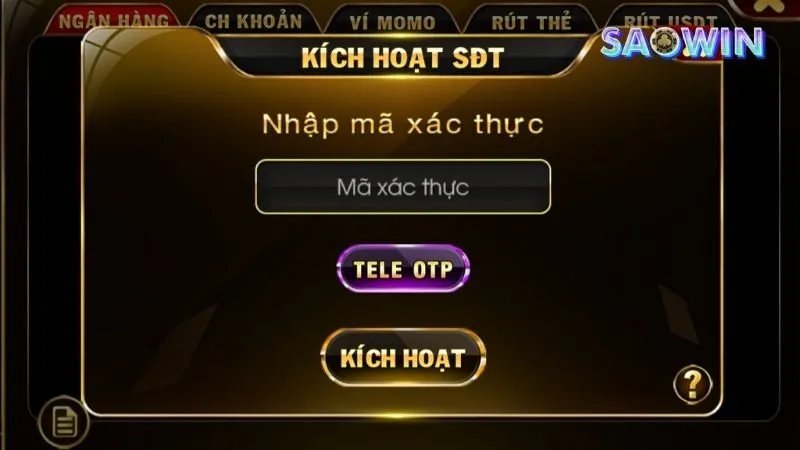 Mẹo rút tiền Saowin thành công, không lo bị treo