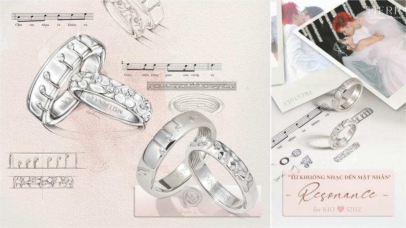 Dịch vụ thiết kế nhẫn cưới theo yêu cầu tại Tierra Diamond