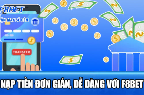  Giao diện nạp tiền F8BET qua ngân hàng đơn giản, nhanh chóng.