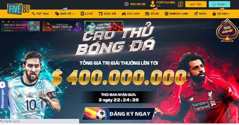 Giao diện rút tiền Five88 hướng dẫn cách rút tiền siêu tốc.
