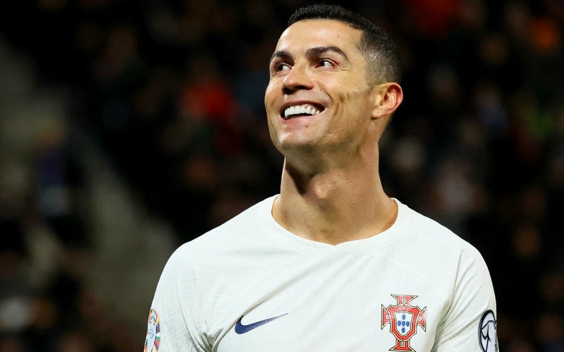  Ronaldo trong màu áo Manchester United năm 2003 