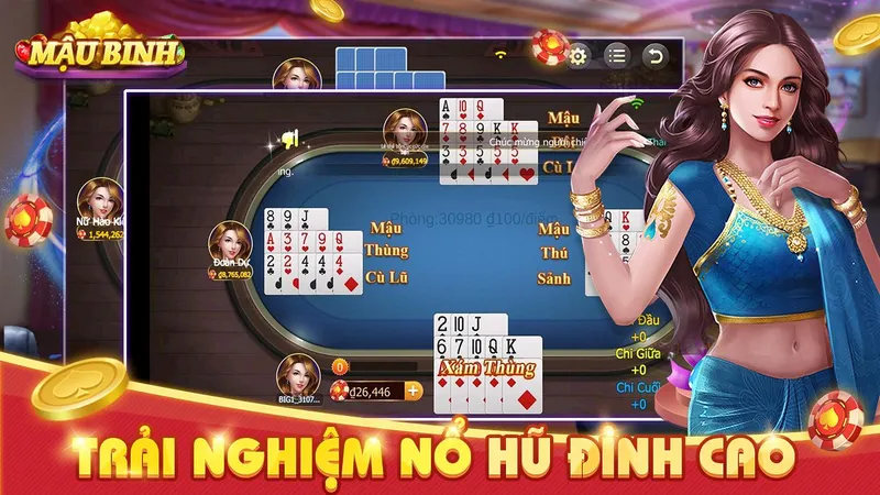 Sự kiện đua top Mậu Binh với phần thưởng khủng tại Hitclub.