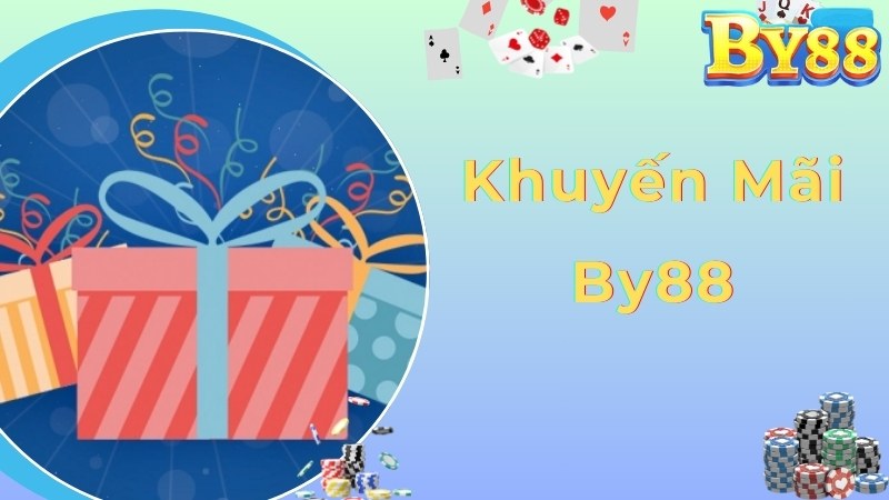 Hình ảnh banner khuyến mãi BY88 đầy màu sắc, thu hút người chơi.