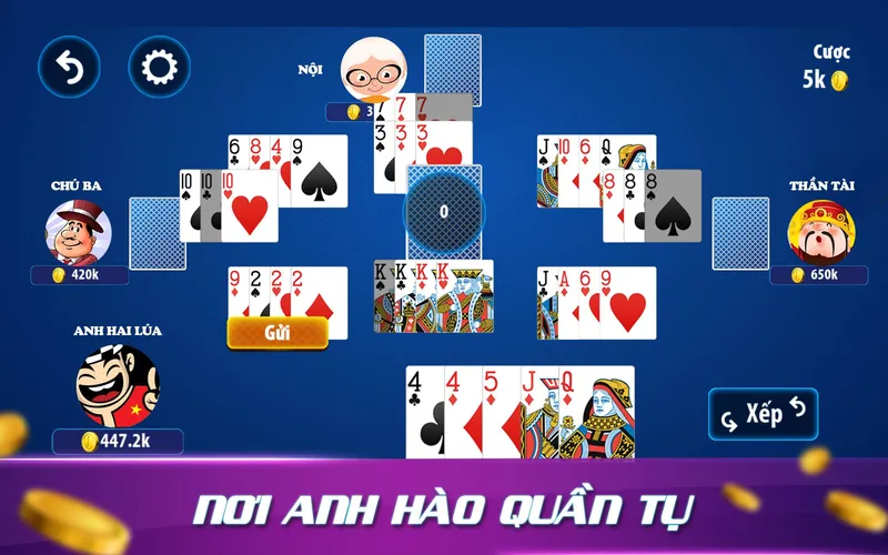 Giao diện game bài tại nhà cái 78WIN, hỗ trợ kiểm soát tâm lý.