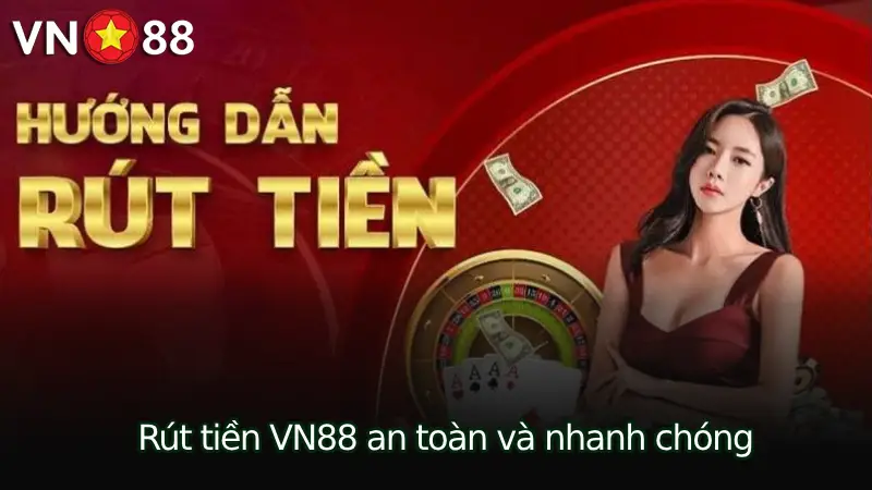 Giao diện rút tiền VN88 qua ngân hàng trên ứng dụng di động.